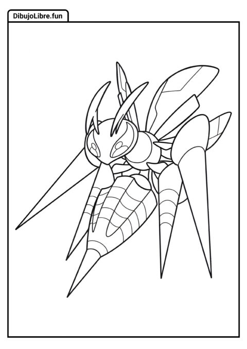 Página Para Colorear De Beedrill