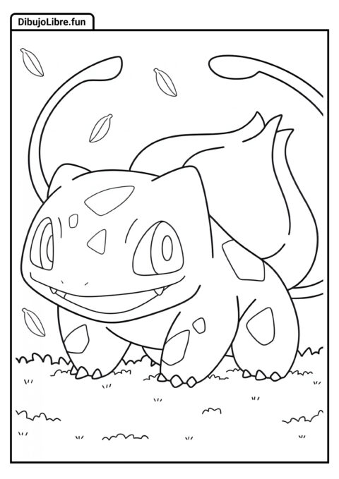 Bulbasaur Pokémon Para Colorear