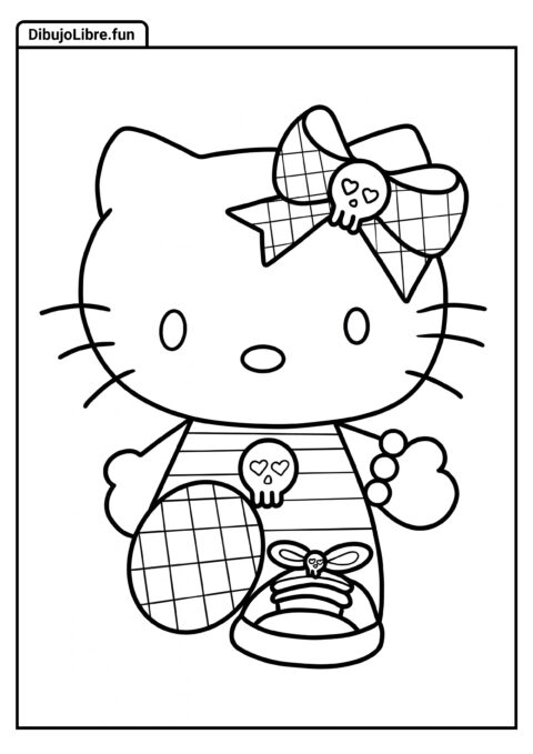 Hello Kitty Punk Gótica
